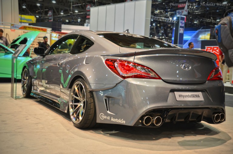 Hyundai Genesis Coupe 2010 ON Ark Legato Rear Wide Over Fenders