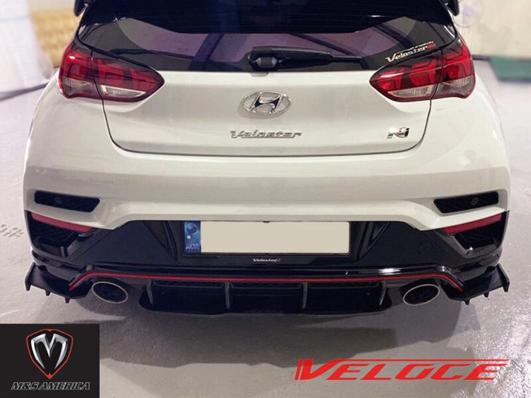 M&S VELOCE Line Type S Lip Kit For Hyundai Veloster N Rear Diffuser ...