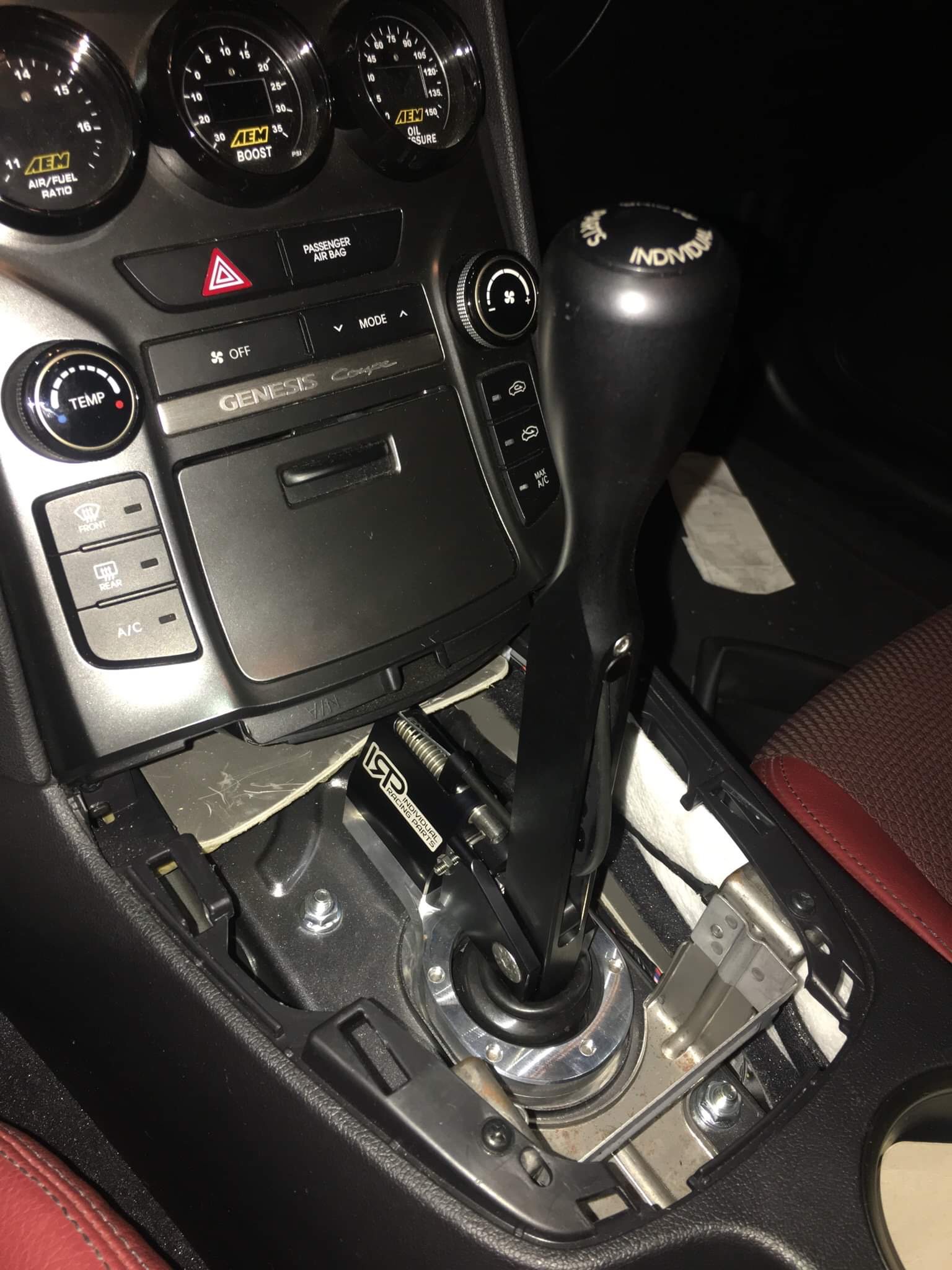 20102016 Genesis Coupe INDIVIDUAL RACING PARTS Short Throw Shifter