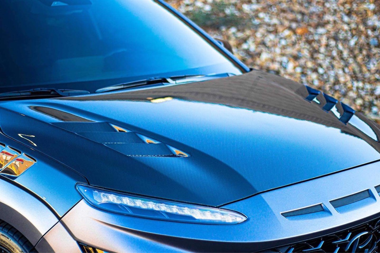 2022 Kona N/ Kona N-Line Carbon Fiber Hood - UNIQPERFORMANCE