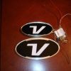 Hyundai Veloster V emblem LED 2 pieces NEW RELEASE!!