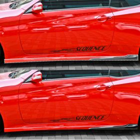 2010-2013 Hyundai Genesis Sequence Spec-1 Side Skirts