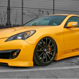 2010-2013 Hyundai Genesis Sequence Spec-1 Side Skirts