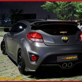 2012+ Hyundai Veloster TURBO Sequence DEVIL SPOILER!!