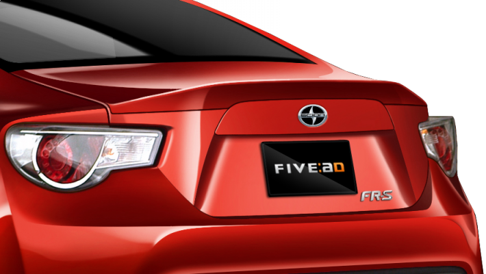 FR-S/BRZ FiveAxis Rear spoiler