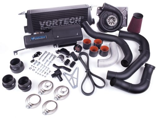 2013 FR-S/BRZ Tuner Kit with V-3 H67BC VORTECH Supercharger and Air/Air Charge Cooler, Black Finish.