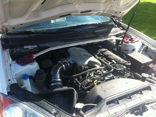 2010+Hyundai Genesis Coupe (2T & 3.8L Models)UNIQ PERFORMANCE STRUT BAR (VERSION 2)
