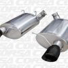 Corsa 11-12 Ford Mustang Shelby GT500 5.4L V8 Black Sport Axle-Back Exhaust