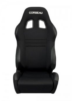 Corbeau A4 Reclinable Seat in Black Cloth