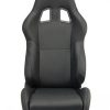 Corbeau A4 Reclinable Seat in Black Leather
