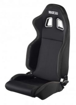Sparco R100 Reclinbale Racing Seat Black Cloth