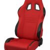Corbeau A4 Reclinable Seat in Red Cloth