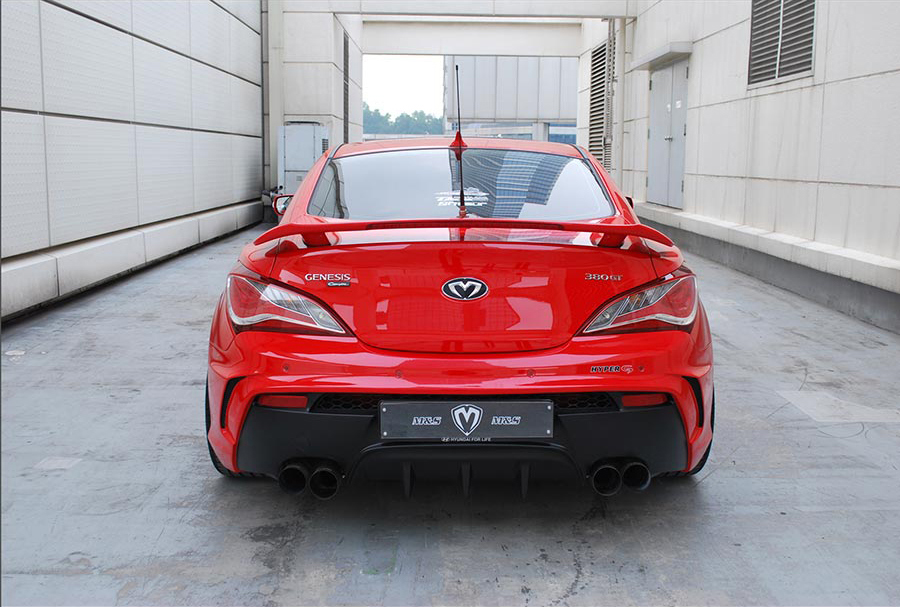 M&S Rear Body Kit Bumper HYPER G (ABS) for Hyundai Genesis Coupe BK2
