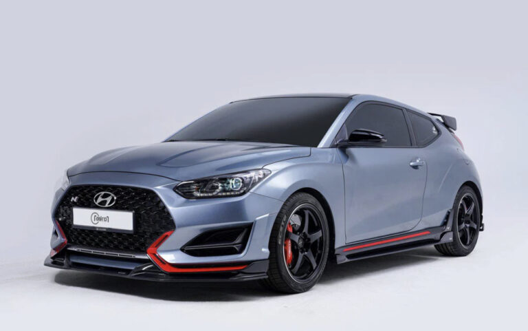 Hyundai Veloster N carbon fiber front lip V3 (Type B) - UNIQPERFORMANCE