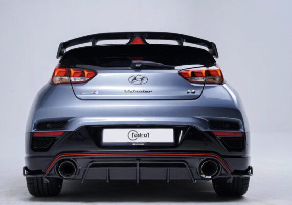 Hyundai Veloster N Carbon Fiber Rear Diffuser - UNIQPERFORMANCE