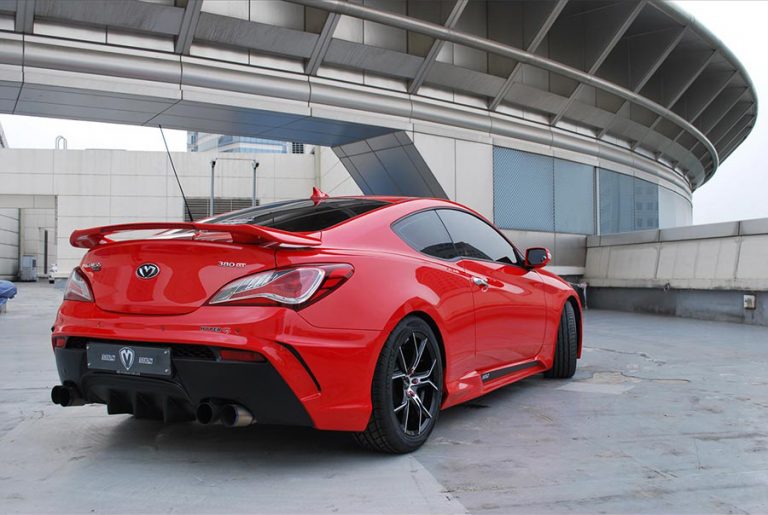 M&S Rear Body Kit Bumper HYPER G (ABS) for Hyundai Genesis Coupe BK2