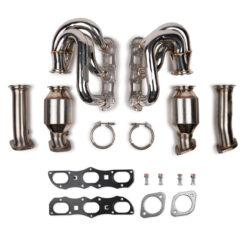 Fabspeed Porsche 981 Boxster / Cayman RENNKRAFT® US PATENTED Modular Headers with HJS Catalytic Converters (2013-2016)