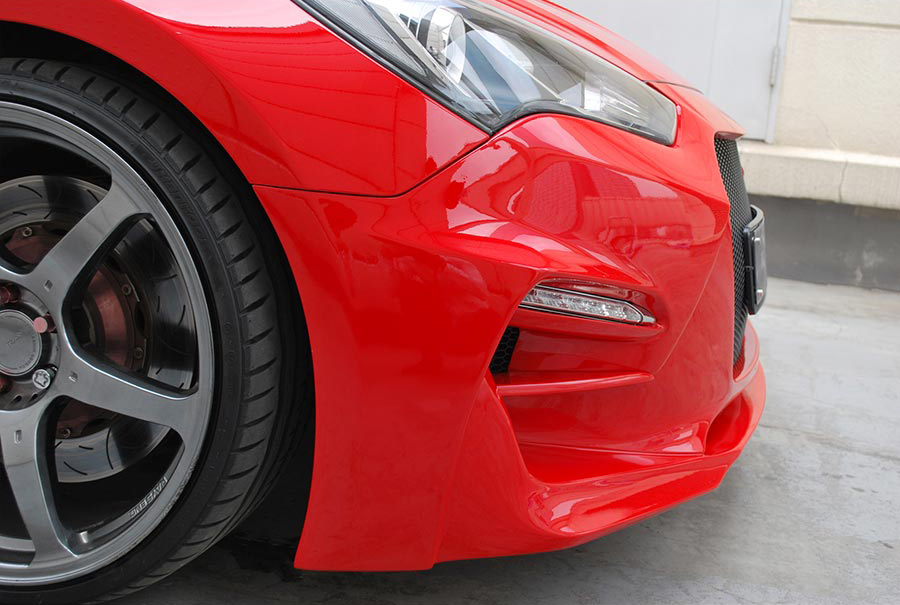 M&S Front Body Kit Bumper HYPER G Type B for Hyundai Genesis Coupe BK2