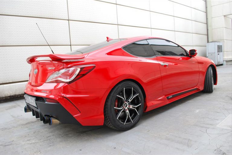 M&S Rear Body Kit Bumper HYPER G (ABS) for Hyundai Genesis Coupe BK2