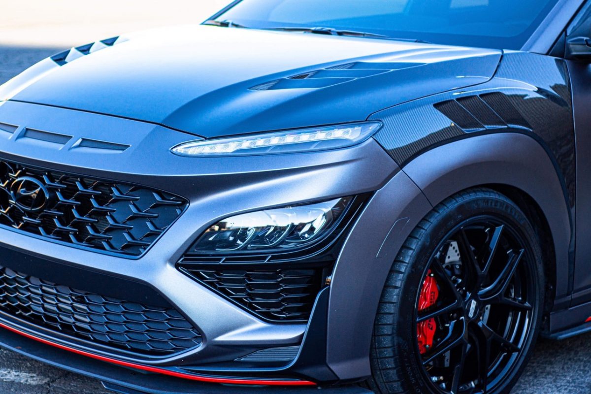 2022 Kona N/ Kona N-Line Carbon Fiber Hood - UNIQPERFORMANCE