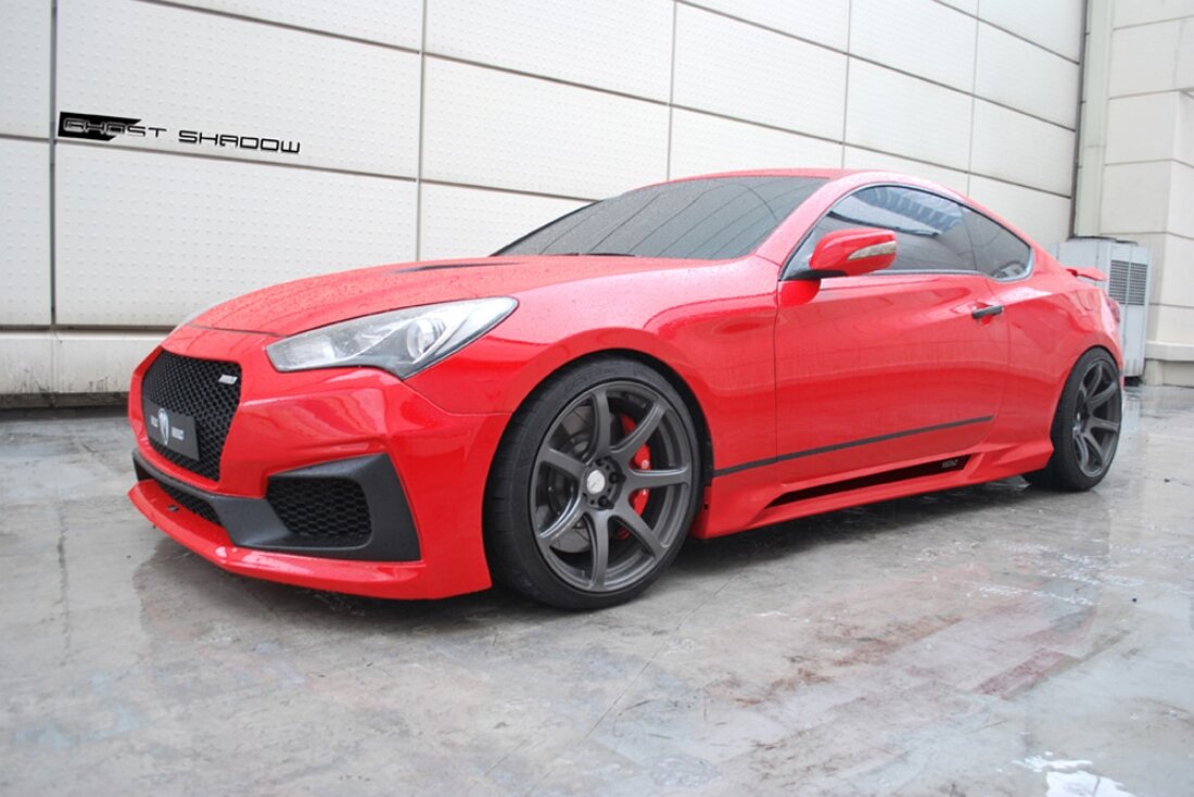 M&S Front Body Kit Bumper GHOST SHADOW for Hyundai Genesis Coupe BK2 ...