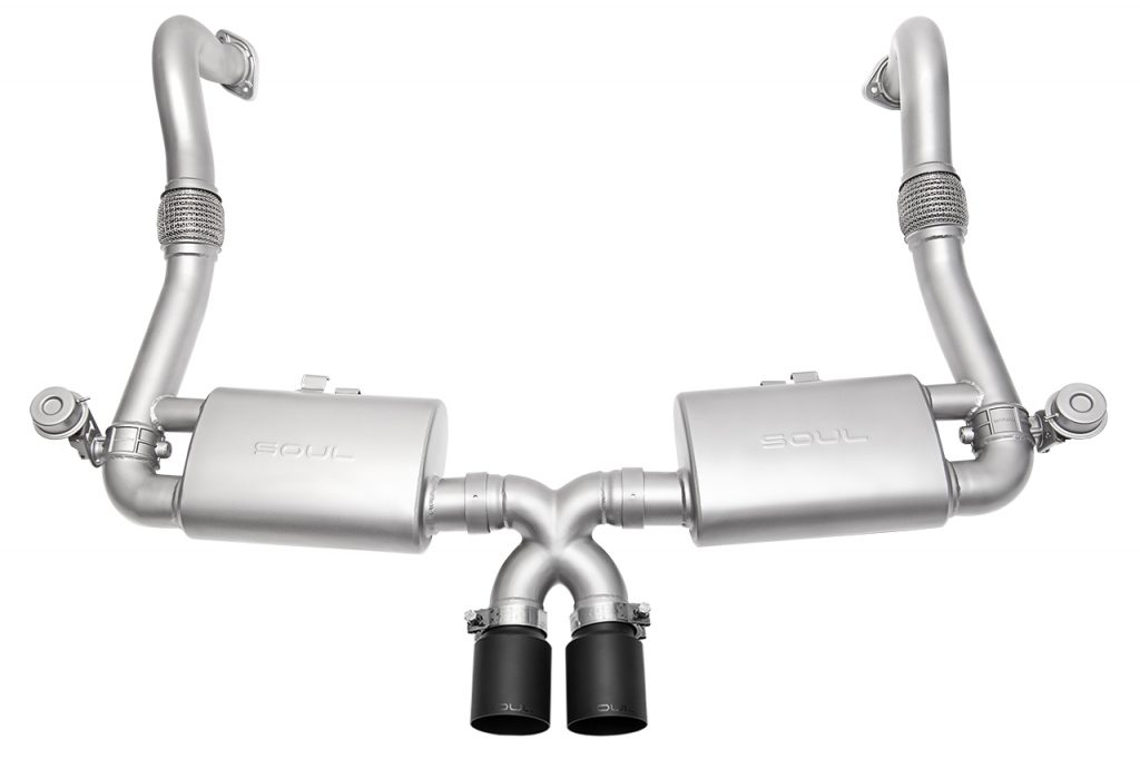 Porsche 718 Boxster / Cayman Valved Exhaust System UNIQPERFORMANCE