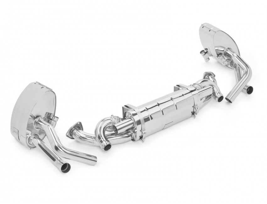 991.1 CARRERA S SIDE AND CENTRAL MUFFLERS KIT W VALVE